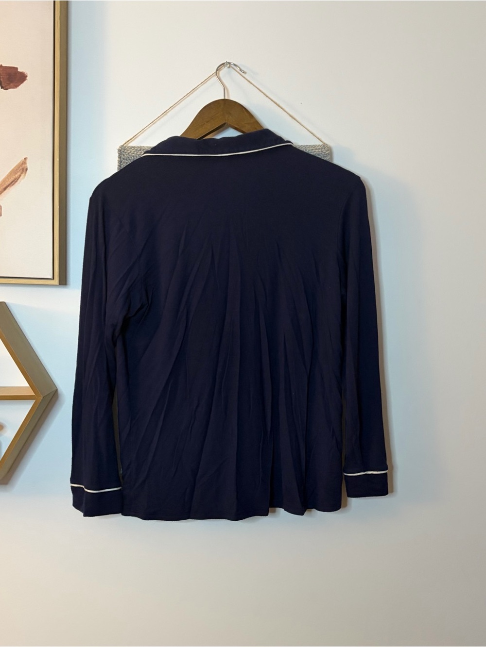 Eberjey Navy Blue Pajamas XS - Picture 2 of 4